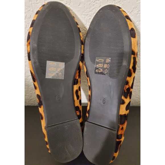 Musshoe Women's Leopard Print Round Toe Loafers Flats Memory Foam Size 6 - NEW - Picture 7 of 8